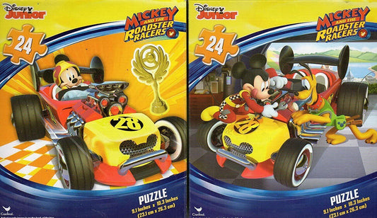 Disney Junior - Mickey and the Roadster Racers - 24 Puzzle - (Set of 2)
