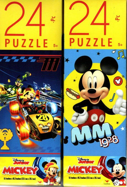 Disney Junior Mickey - 24 Pieces Jigsaw Puzzle (Set of 2)