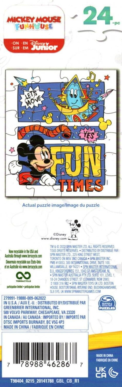 Disney Junior Mickey - 24 Pieces Tower Jigsaw Puzzle