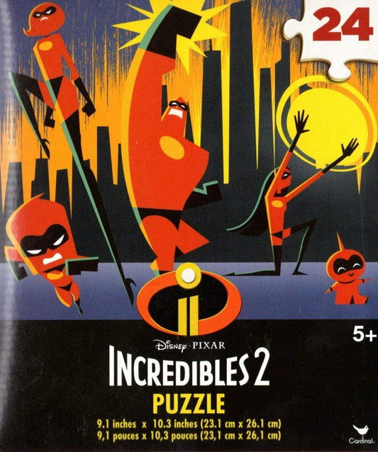 Disney Pixar Incredibles 2-24 Pieces Jigsaw Puzzle - v1