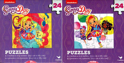 Nickelodeon Suuny Day - 24 Pieces Jigsaw Puzzle (Set of 2)