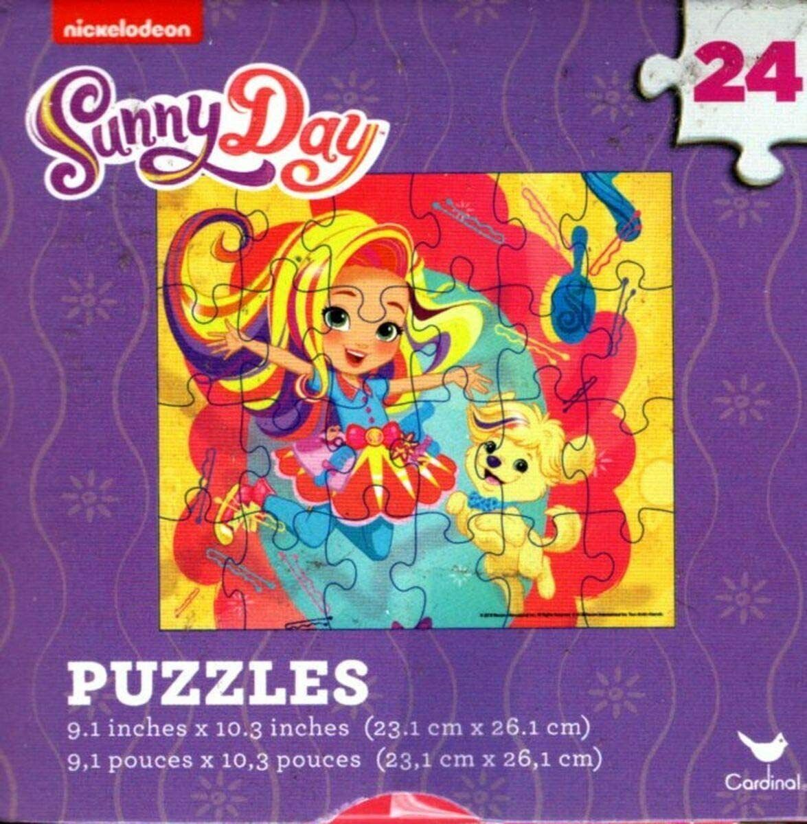 Nickelodeon Suuny Day - 24 Pieces Jigsaw Puzzle (Set of 2)