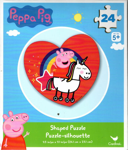 Peepa Pig - 24 Shaped Puzzle - (Set of 2)