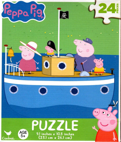 Peppa Pig - 24 Pieces Jigsaw Puzzle Set of 3