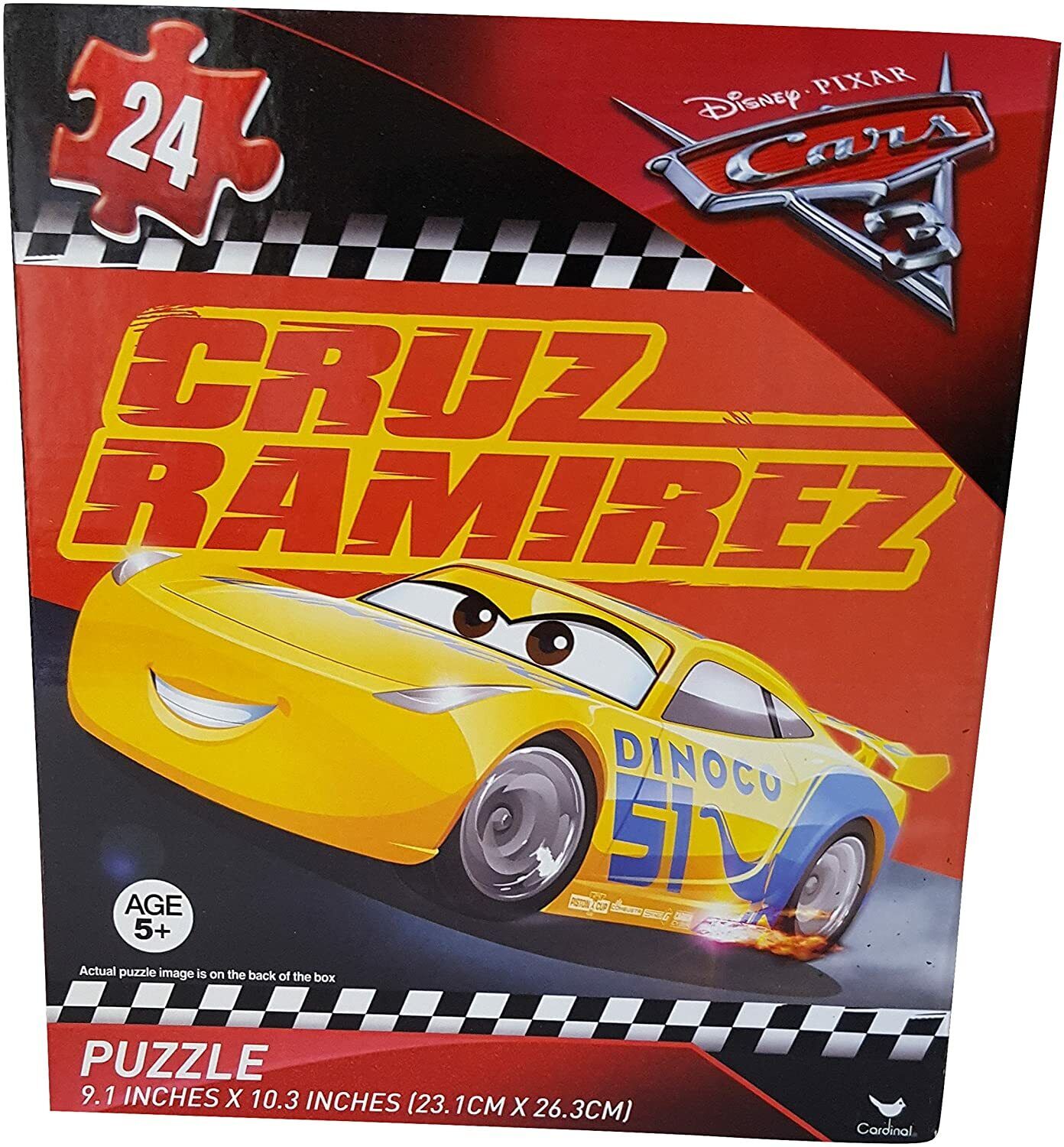 Pixar Cars3- Puzzle Cruz Ramirez (24 Piece)