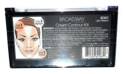 Broadway Colors (1) Contour Artist Cream - BCK01 Light/Medium