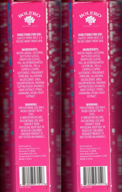 Peonies + Pear Body Fragrance 2fl oz (59ml) (Set of 2)