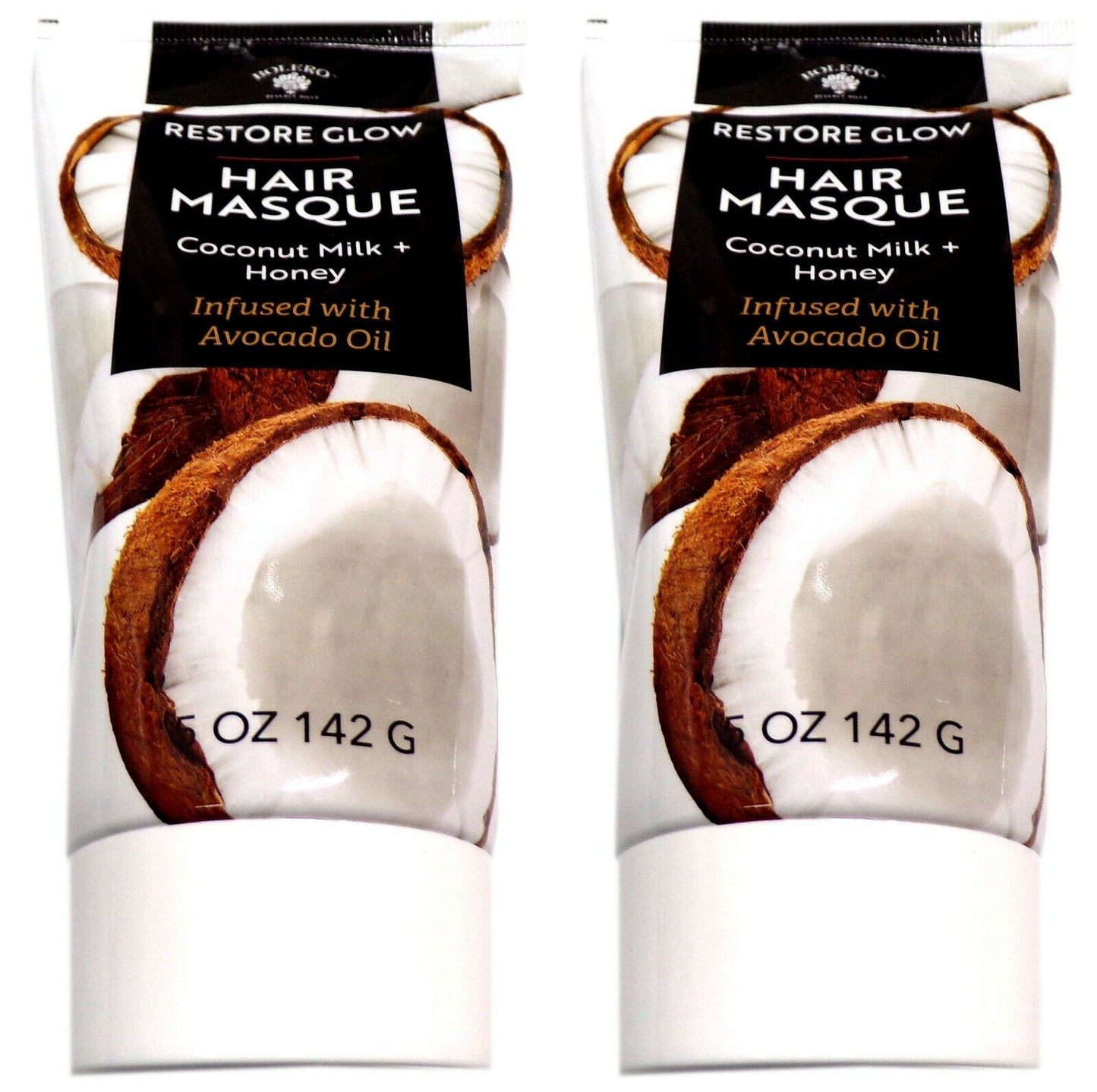 Hair Masque Coconut Milk & Honey Infused with Avocado Oil 5fl oz (142 ml) Set