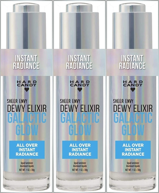 Hard Candy Sheer Envy Galactic Glow Dewy Elixir, 1493 Dewy, 1 oz (Set of 3)