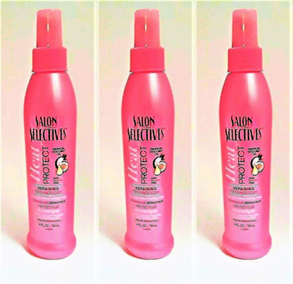 Salon Selectives Heat Protect Repairing Technology sulfate free 4 oz (Set of 3)