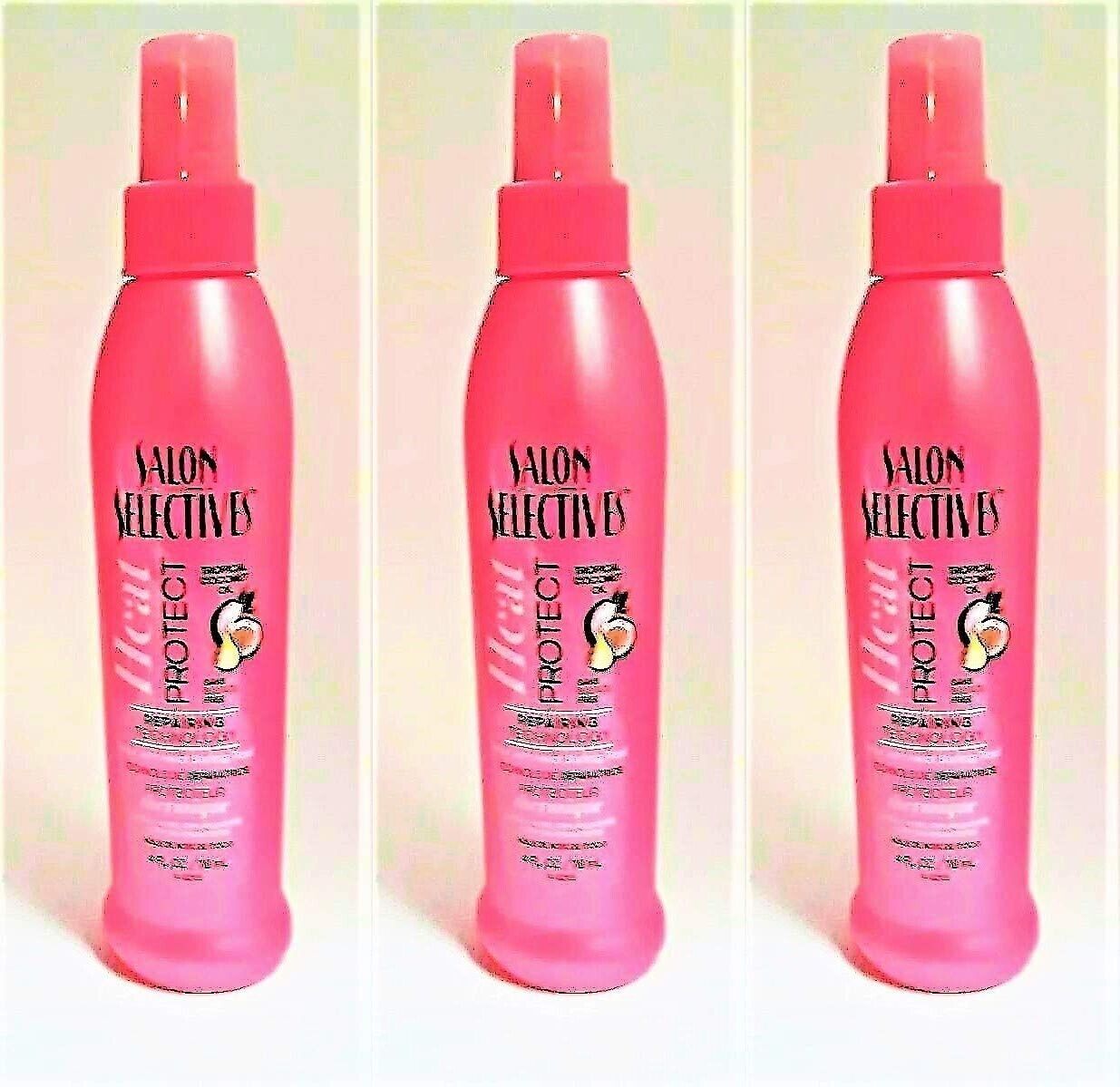 Salon Selectives Heat Protect Repairing Technology sulfate free 4 oz (Set of 3)