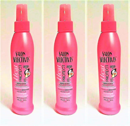 Salon Selectives Heat Protect Repairing Technology sulfate free 4 oz (Set of 3)