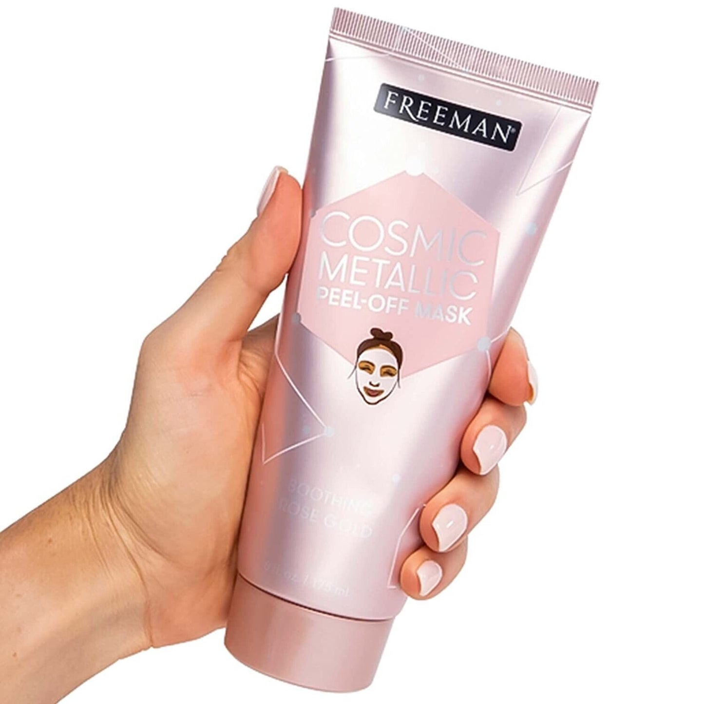 Freeman Cosmic Metallic Rose Gold Peel-Off Facial Mask (3 Pack)