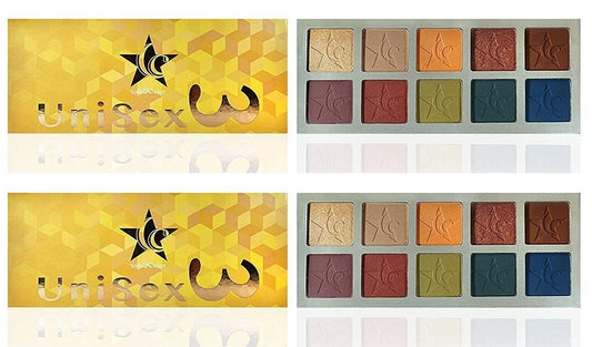 Ccolor Cosmetics - Unisex 3, 10-Color Eyeshadow Palette (Set of 2 Pack)