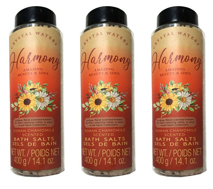 Crystal Waters Harmony Amazing Beauty & Soul Roman Chamomile Bath Salts