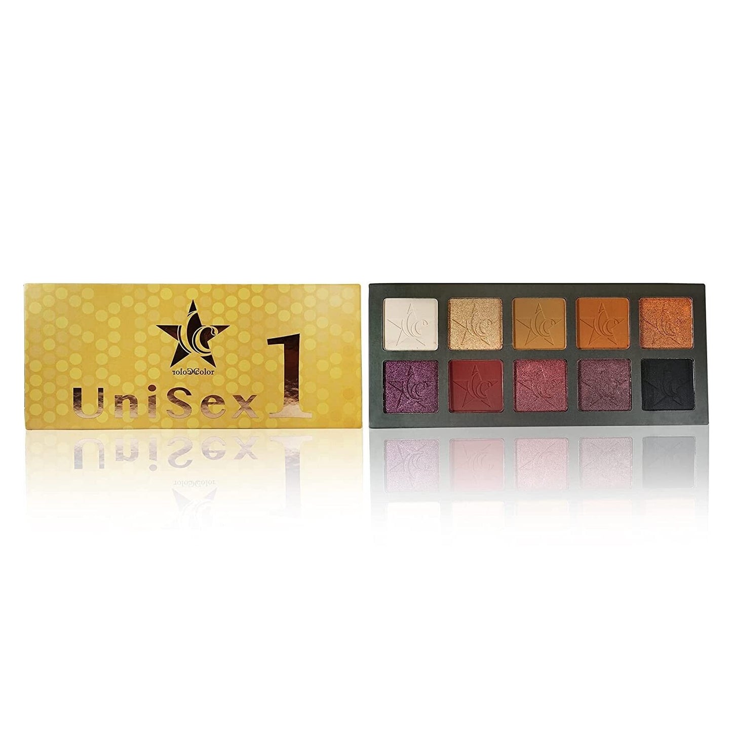 Ccolor Cosmetics - Unisex 1 - 10 Color Eyeshadow Palette, Highly Pigmented Eye