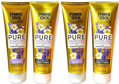 Pure Sulfate Free Ultra Blonde Revive Shampoo & Conditioner 6.5 oz (Set of 4)