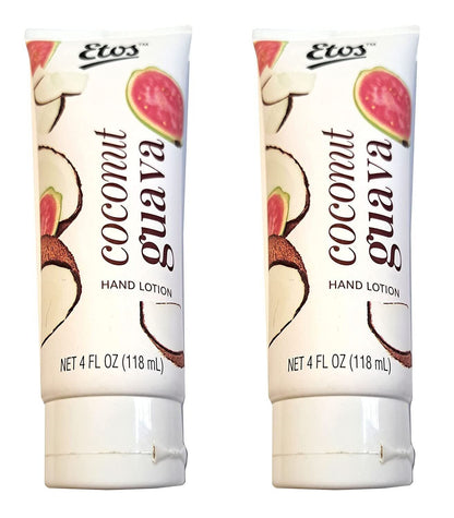Etos Hand Lotion Coconut & Guava 4fl oz, 118,29ml (Set of 2)
