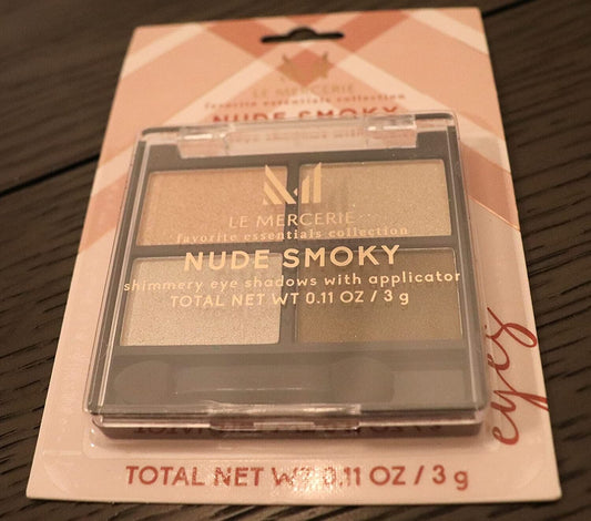 LE MERCERIE Nude Smokey Shimmery Eye Shadow with applicator