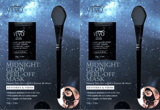 Vivo allure midnight glow peel off mask-5.3 oz-new (Set of 2 Pack)