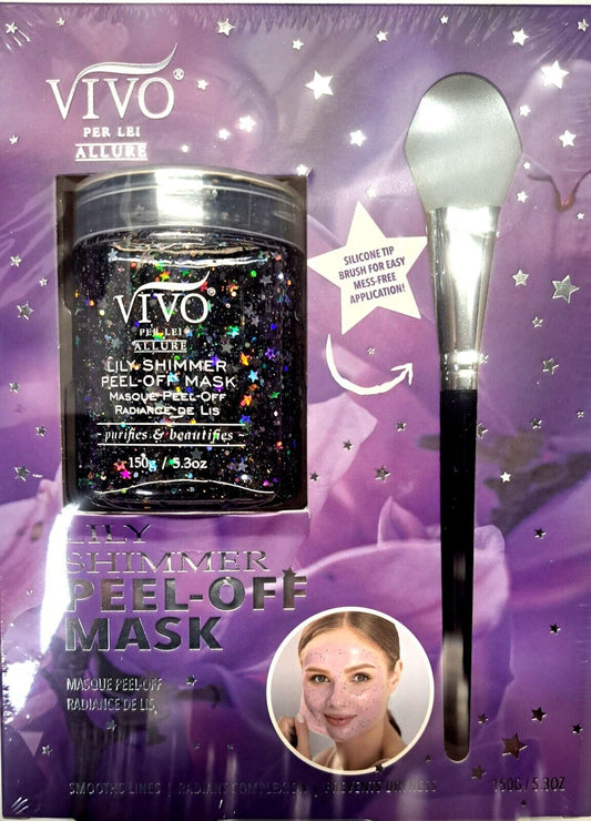 Vivo Lily Shimmer Peel Off Mask Smooth Radiant Prevents Dryness