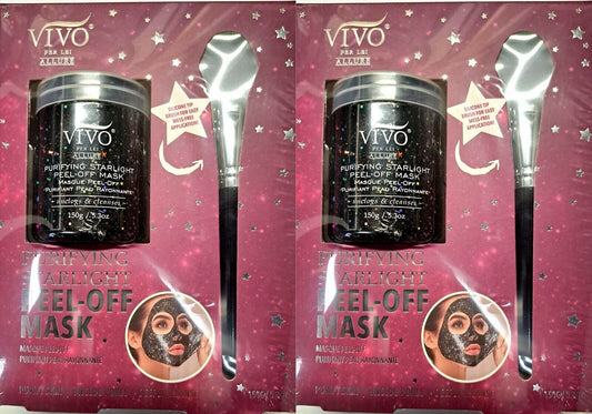 VIVO Allure Purifying Starlight Peel Off Mask Gift Set Unclogs & Cleanses Set