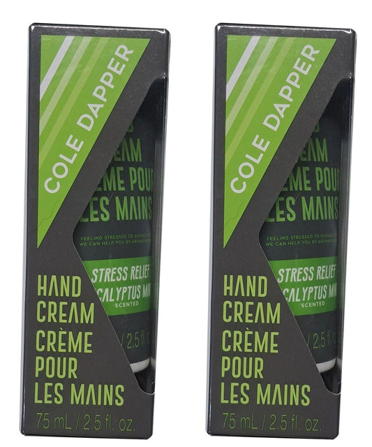 Hand Cream - Stress Relief Eucalyptus Mint 2.5fl.oz (Set of 2 Pack)