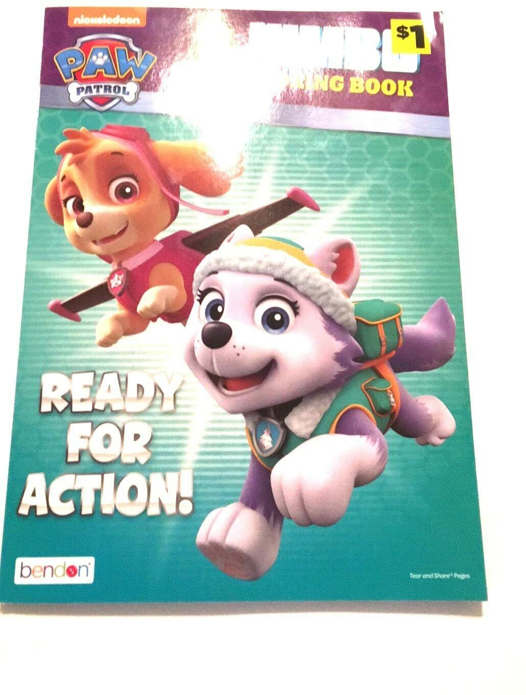 Paw Patrol Jumbo Coloring Book Ready for Action