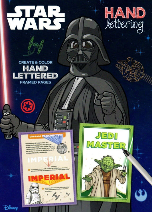 Star Wars - Hand Lettering & Doodles Activity & Coloring Book