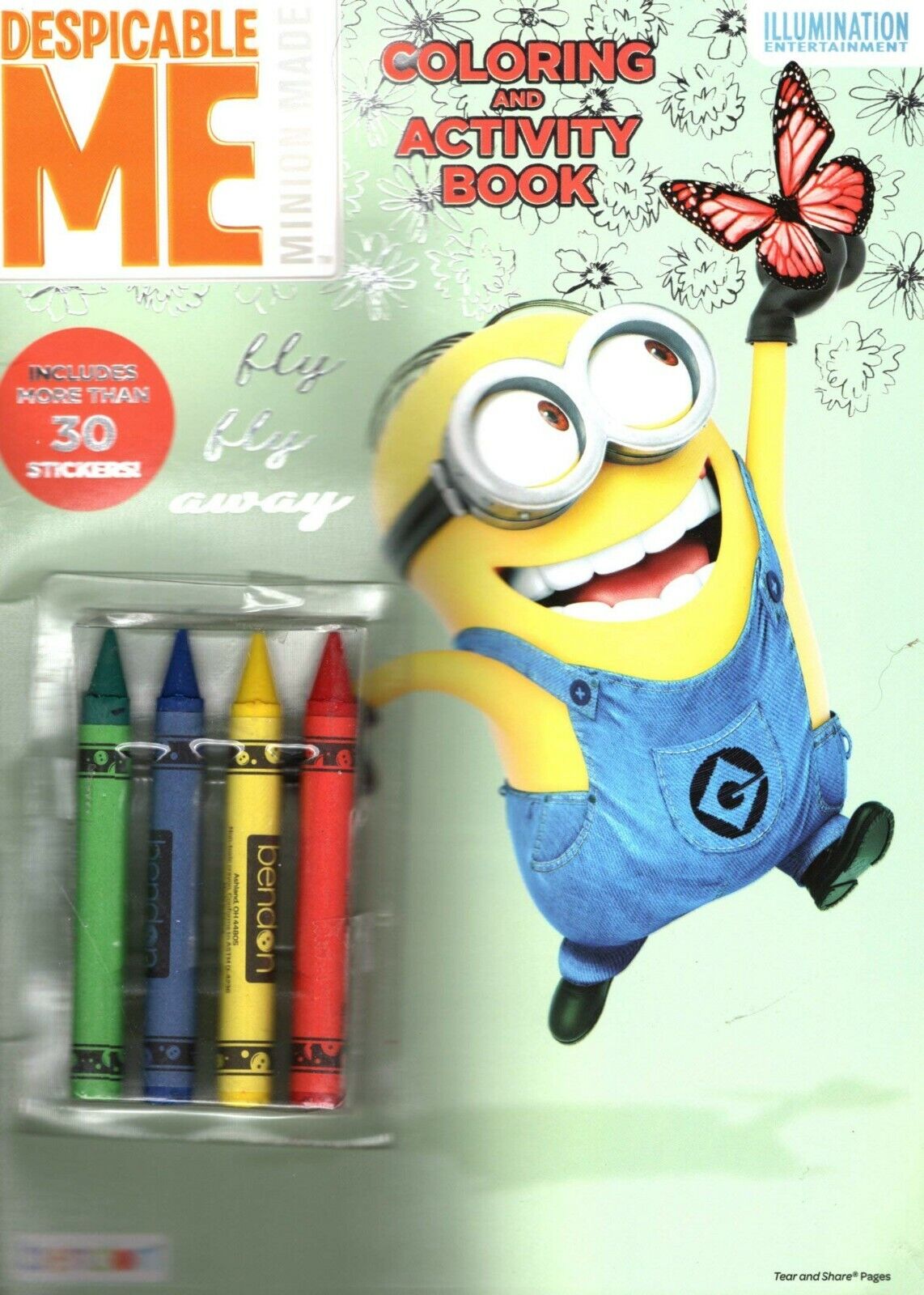Dispicable Me - Coloring & Activity Book - Includes 30 Stickers