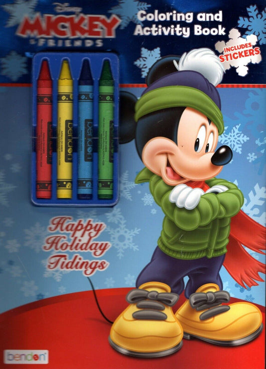Disney Mickey Friends - Coloring & Activity Book - Includes Stickers v2