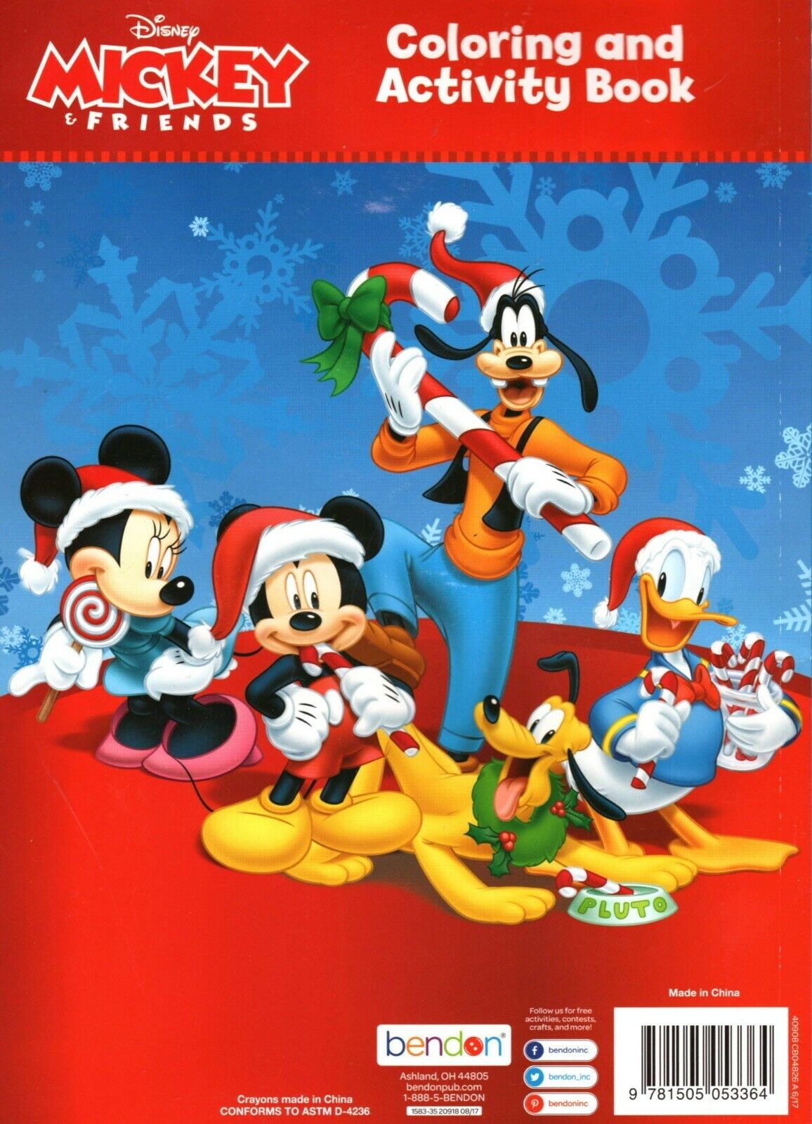 Disney Mickey Friends - Christmas Edition Holiday - Coloring & Activity Book
