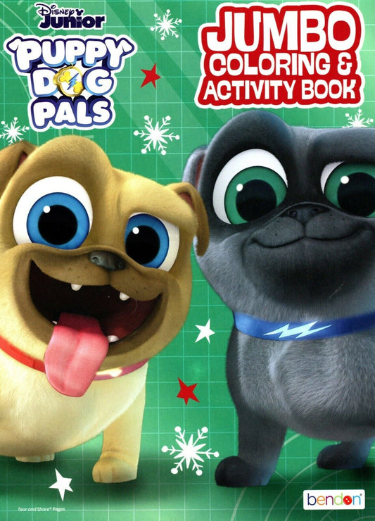 Disney Junior - Jumbo Coloring & Activity Book - Puppy Dog Pals