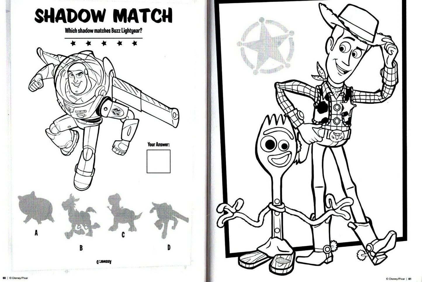 Toy Story 4 Jumbo Coloring and Activity Book - v2