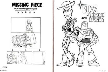 Toy Story 4 Jumbo Coloring and Activity Book - v2