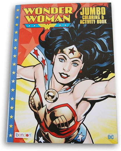 Wonder Woman Coloring and Activity Book - 80 Pages