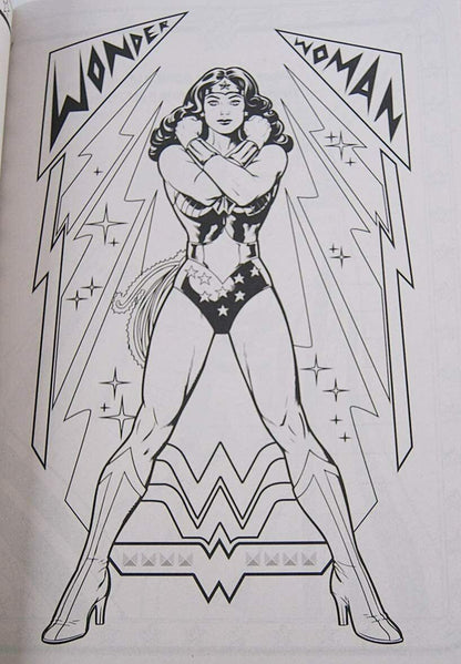 Wonder Woman Coloring and Activity Book - 80 Pages