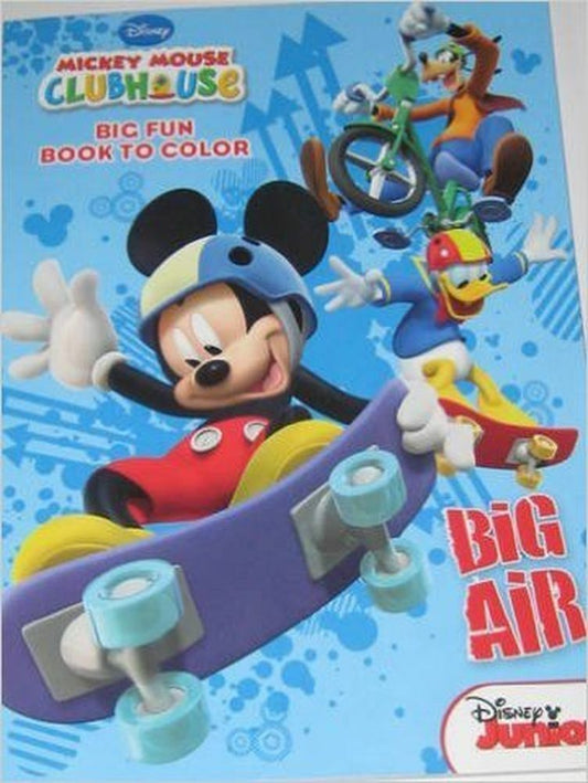Mickey Mouse Clubhouse Big Fun Book to Color ~ Big Air
