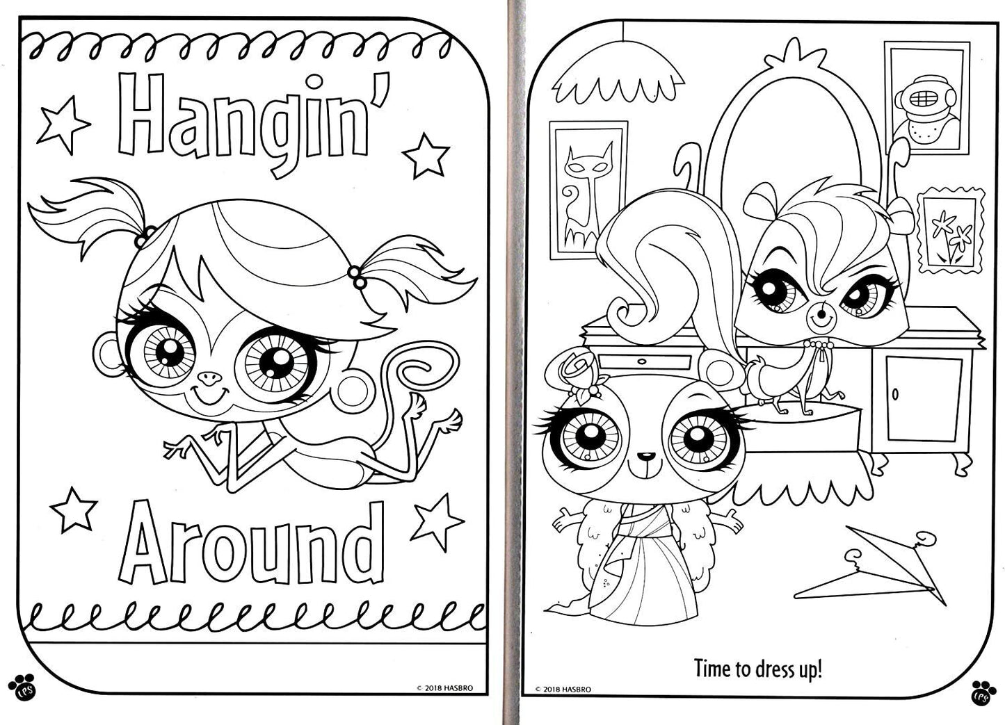 Hasbro Littlest Pet Shop Jumbo Coloring & Activity Book - Run Way Ready!