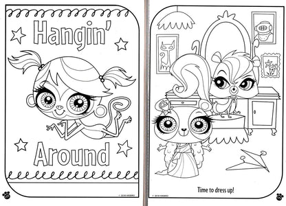 Hasbro Littlest Pet Shop Jumbo Coloring & Activity Book - Run Way Ready!