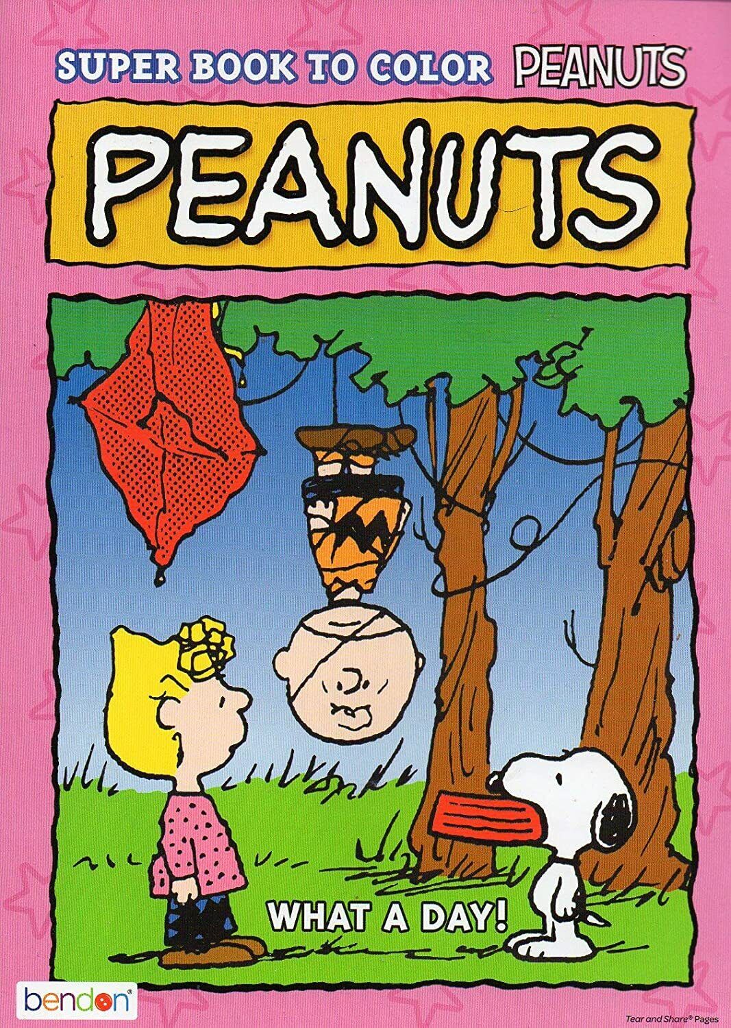 Super Book to Color Peanuts - What a Day!