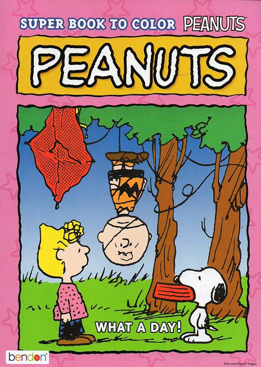 Super Book to Color Peanuts - What a Day!