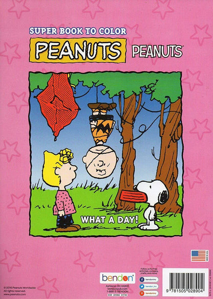 Super Book to Color Peanuts - What a Day!