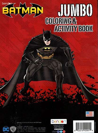 DC Comics Batman Jumbo Coloring & Activity Book - Crime Crusher
