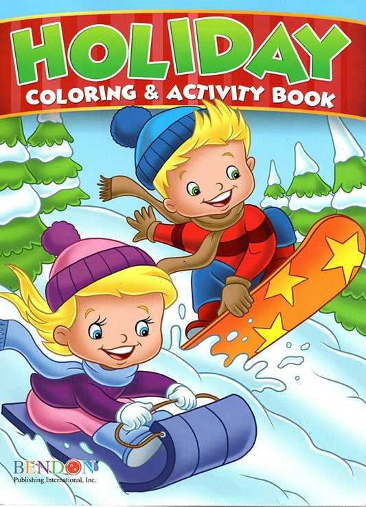 Christmas Edition Holiday Coloring and Activity Book 160 Page ~ v7
