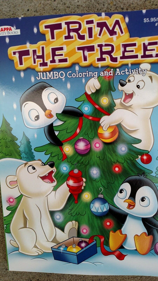 Trim the Tree Jumbo Coloring & Activity Book