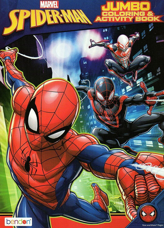 Marvel Spider-Man Jumbo Coloring and Activity Book - v2