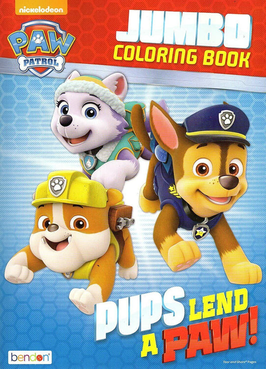 Paw Patrol Coloring and Activity - Pups Lend a Paw!
