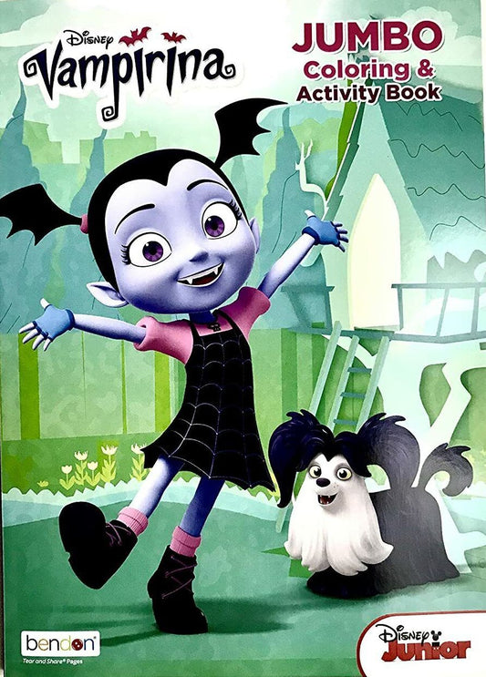 Disney Vampirina Jumbo Coloring & Activity Book Tear and Share Pages