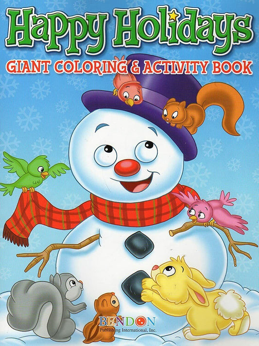 Coloring Activity Book Happy Holidays Giant v2